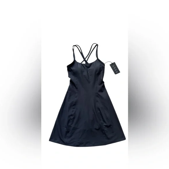 Abercrombie & Fitch YPB
SculptLUX Strappy-Back
Mini Dress Black Built In
Shorts. - Picture 2 of 13
